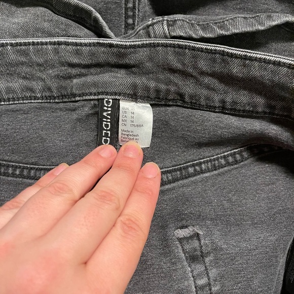 Adjusted black jeans skirt - Picture 4 of 5